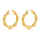 Wholesale Stainless Steel Twist Women Earring