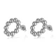 Wholesale Stainless Steel Beads Circle Stud Earring