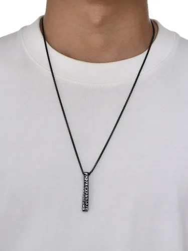 Wholesale Stainless Steel Viking Rune Mobius Bar Pendant