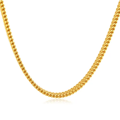 Wholesale Stainless Steel Double Franco Chain Necklace