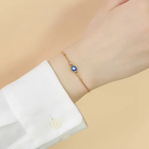 Wholesale Stainless Steel Evil Eye Women's Bracelet