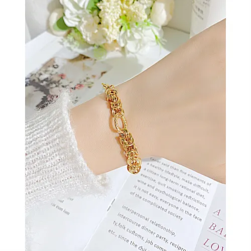 Wholesale Stainless Steel Latest Design Link Chain Bracelet