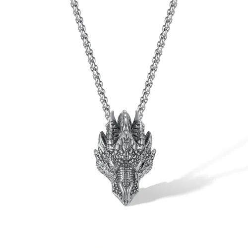 Wholesale Stainless Steel Dragon Head Pendant