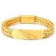 Wholesale Stainless Steel Gold Double Franco Chain Bracelet