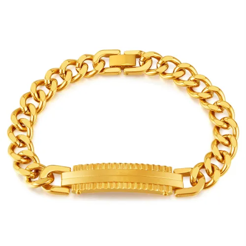 Wholesale Stainless Steel Cuban Chain Bracelet