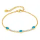 Wholesale Stainless Steel Blue Drop Tennis Bracelet