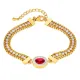 Wholesale Stainless Steel Box Chain Tennis Bracelet