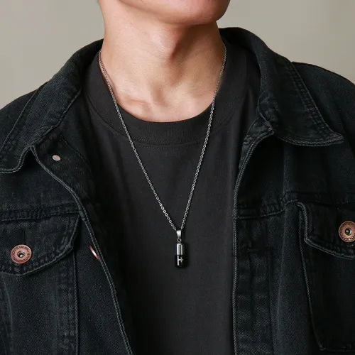 Wholesale Stainless Pill Capsule Cremation Pendant