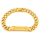 Wholesale Stainless Steel Men Gold Plated Bracelets