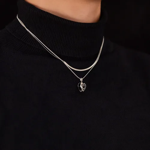 Wholesale Stainless Steel Necklace with Copper Pendant