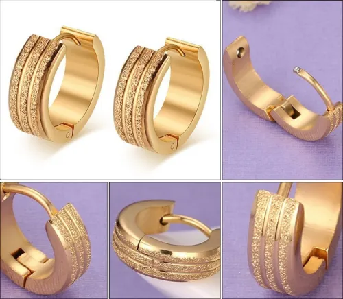 Wholesale Stainless Steel Huggie Earrings for Ebay