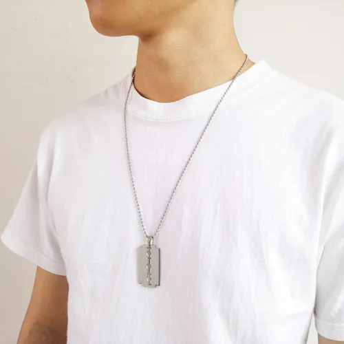 Wholesale Mens Stainless Steel Blade Necklaces Pendants