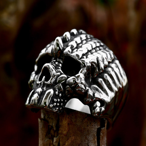 Wholesale Stainless Steel Men Skull Rings