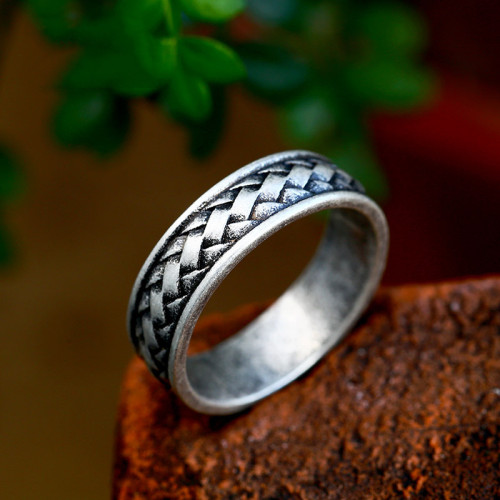 Wholesale Stainless Steel Braid Ring