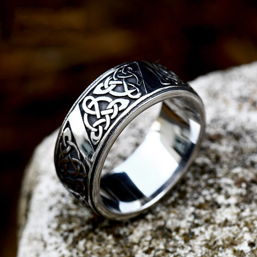 Wholesale Stainless Steel Celtic Knot Rings