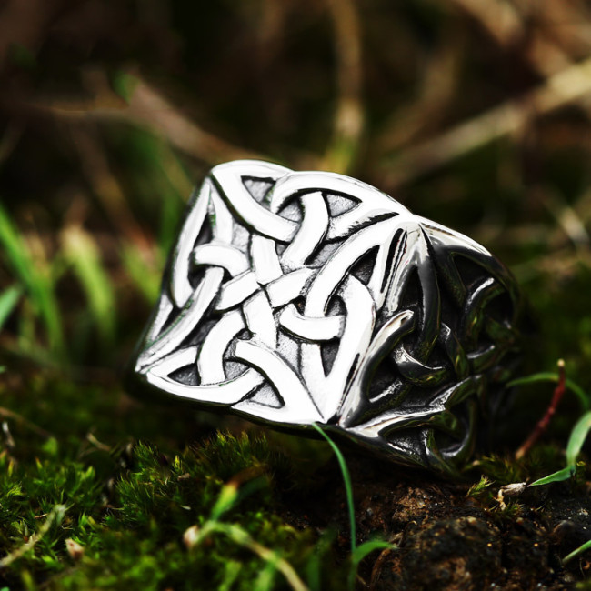 Wholesale Stainless Steel Celtic Knot Ring
