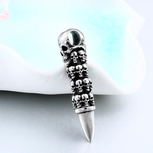 Wholesale Stainless Steel Bullets with Skulls