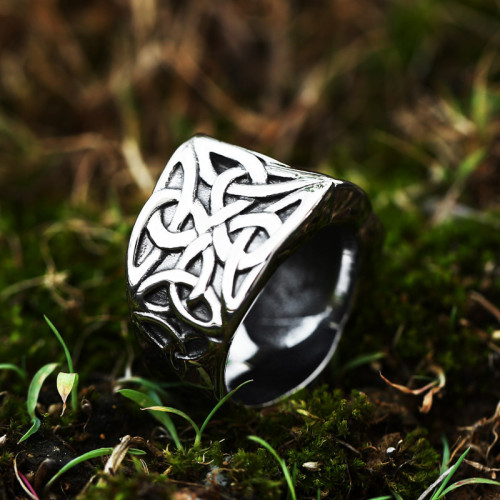 Wholesale Stainless Steel Celtic Knot Ring