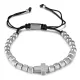 Wholesale Stainless Steel Pineapple Beads Cross Bracelet