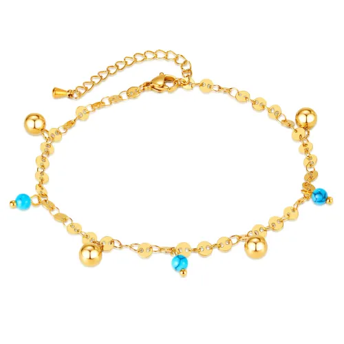 Wholesale Stainless Steel Marina Chain Anklet