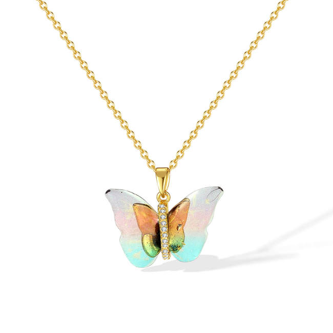 Wholesale Copper Butterfly Necklace