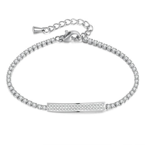 Wholesale Stainless Steel Bracelet with CZ