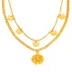 Wholesale Stainless Steel Butterfly Sunflower Stacking Necklace