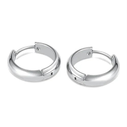 Wholesale Stainless Steel Classic Hoop Earrings