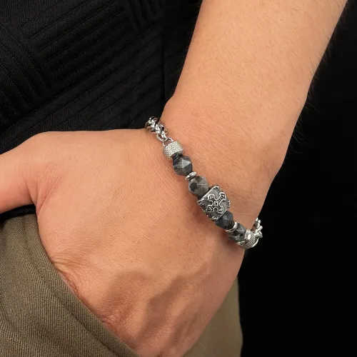 Wholesale Stainless Steel Cross Men's Bracelet