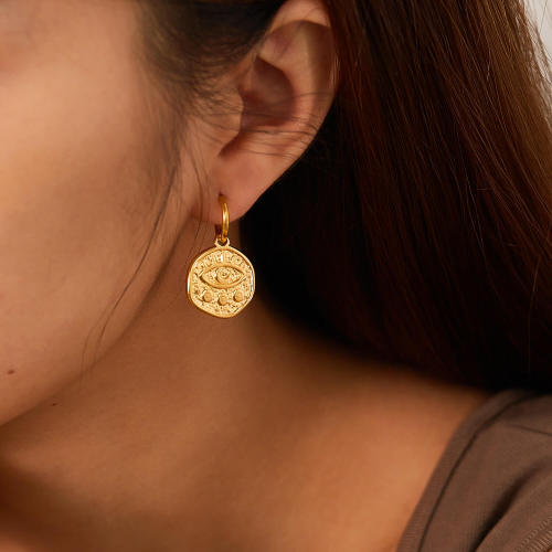 Wholsale Stainless Steel Gold Plated Earrings