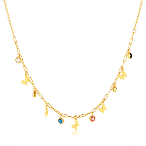 Wholesale Stainless Steel Butterfly Necklace