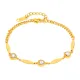 Wholesale Stainless Steel Zirconia Love Heart Bracelet