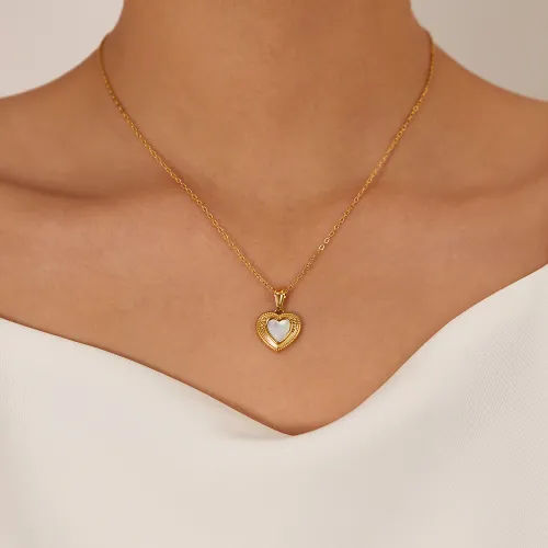 Wholesale Stainless Steel Heart Pendant Necklace
