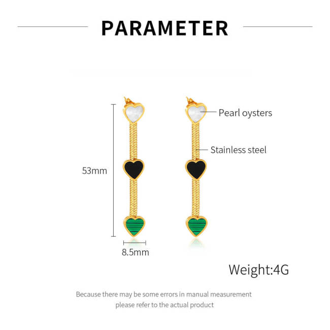 Wholesale Stainless Steel Snakebone Chain Earrings