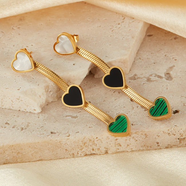 Wholesale Stainless Steel Snakebone Chain Earrings