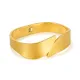 Wholesale Stainless Steel High Polished Wide Cuff Bangle