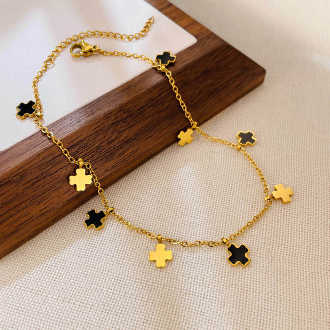 Wholesale Stainless Steel Cross Anklet