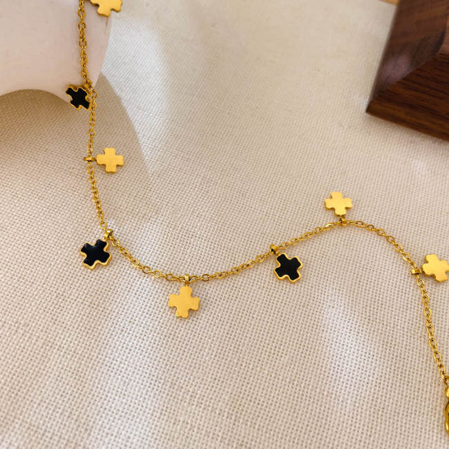 Wholesale Stainless Steel Cross Anklet