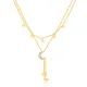 Wholesale Stainless Steel Star and Moon Tassel Pendant