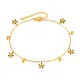 Wholesale Stainless Steel Flower Ladies Anklet