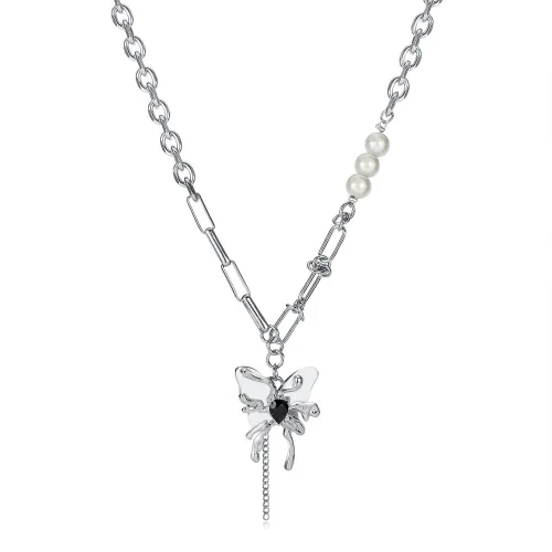 Wholesale Alloy Pendant Stainless Steel Chain Necklace