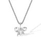 Wholesale Stainless Steel Ribbon Pendant Necklace