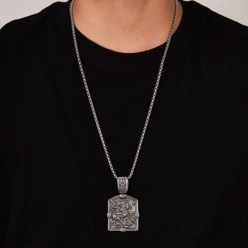 Wholesale Stainless Steel Knight Military Pendant