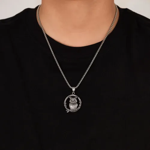Wholesale Stainless Steel Owl Pendant
