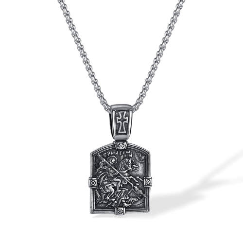 Wholesale Stainless Steel Knight Military Pendant