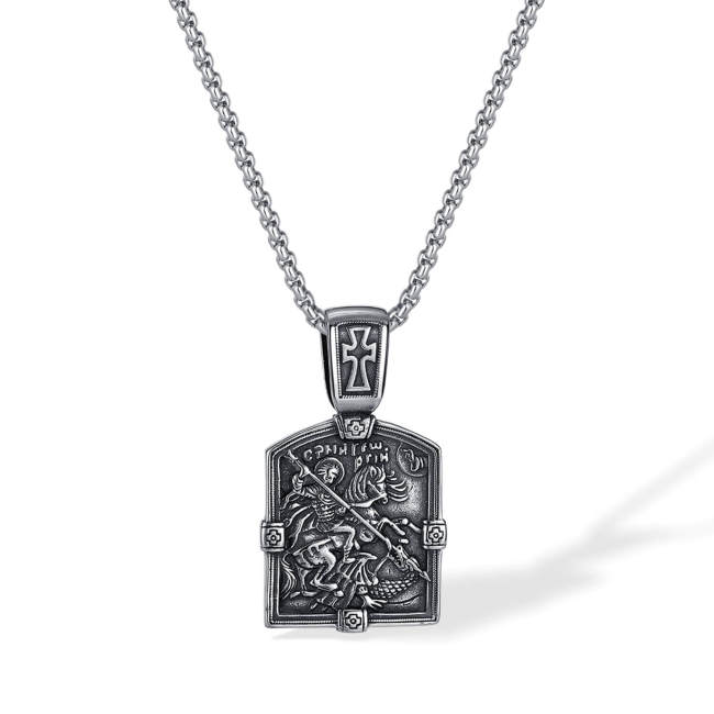Wholesale Stainless Steel Knight Military Pendant