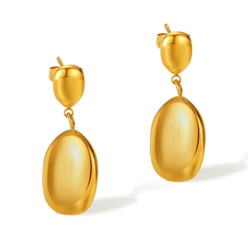 Wholesale Stainless Steel Women Geometric Drop Earrings