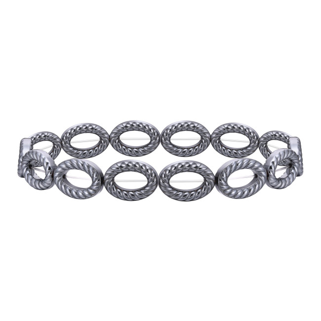 Wholesale Black Gallstone Hematite Men's Bracelet