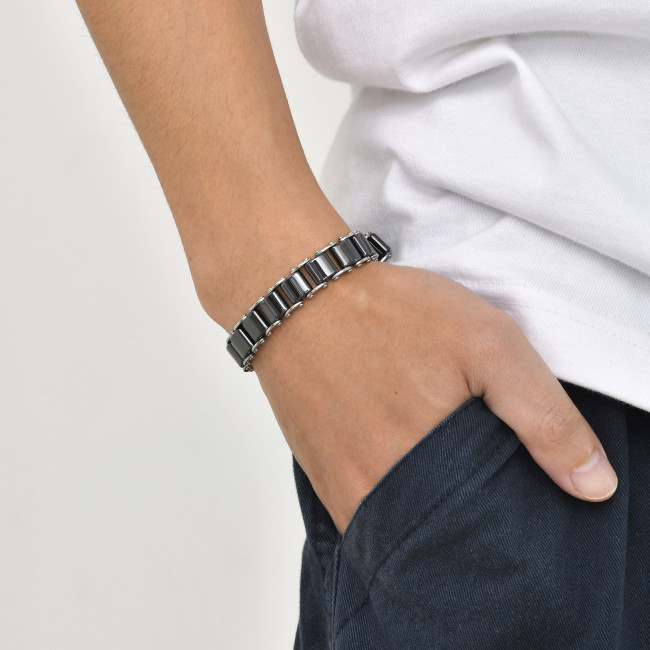 Wholesale Stainless Steel Ceramic Bracelet