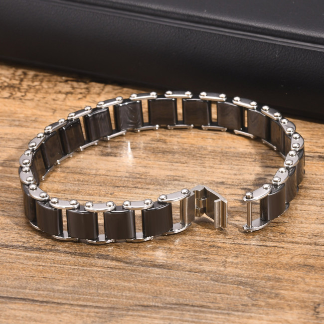Wholesale Stainless Steel Ceramic Bracelet